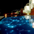 Luces de piscina de piso de estrella de fibra LED
